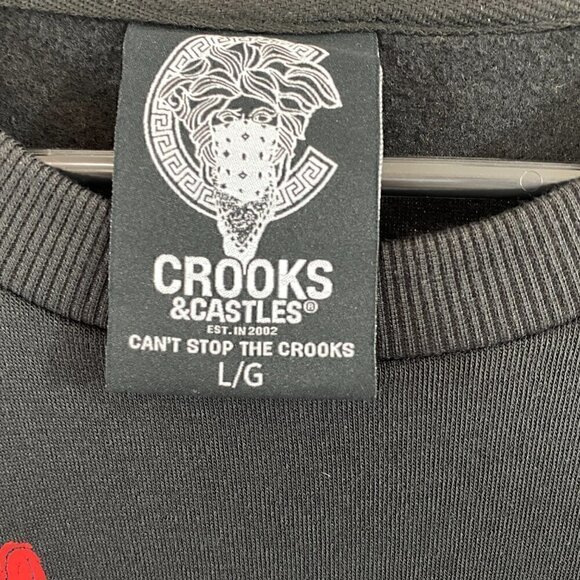 NWT Crooks & Castles Medusa Sweatshirt - Picture 6 of 10